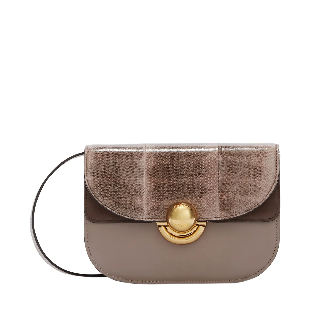 Sfera mini crossbody toni mauve