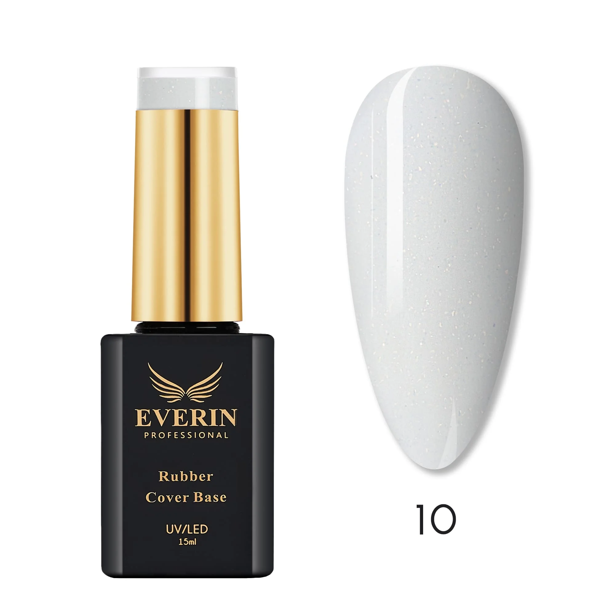 Shimmer Rubber Base Everin 15ml- 10 - SRB-10 - Everin.ro