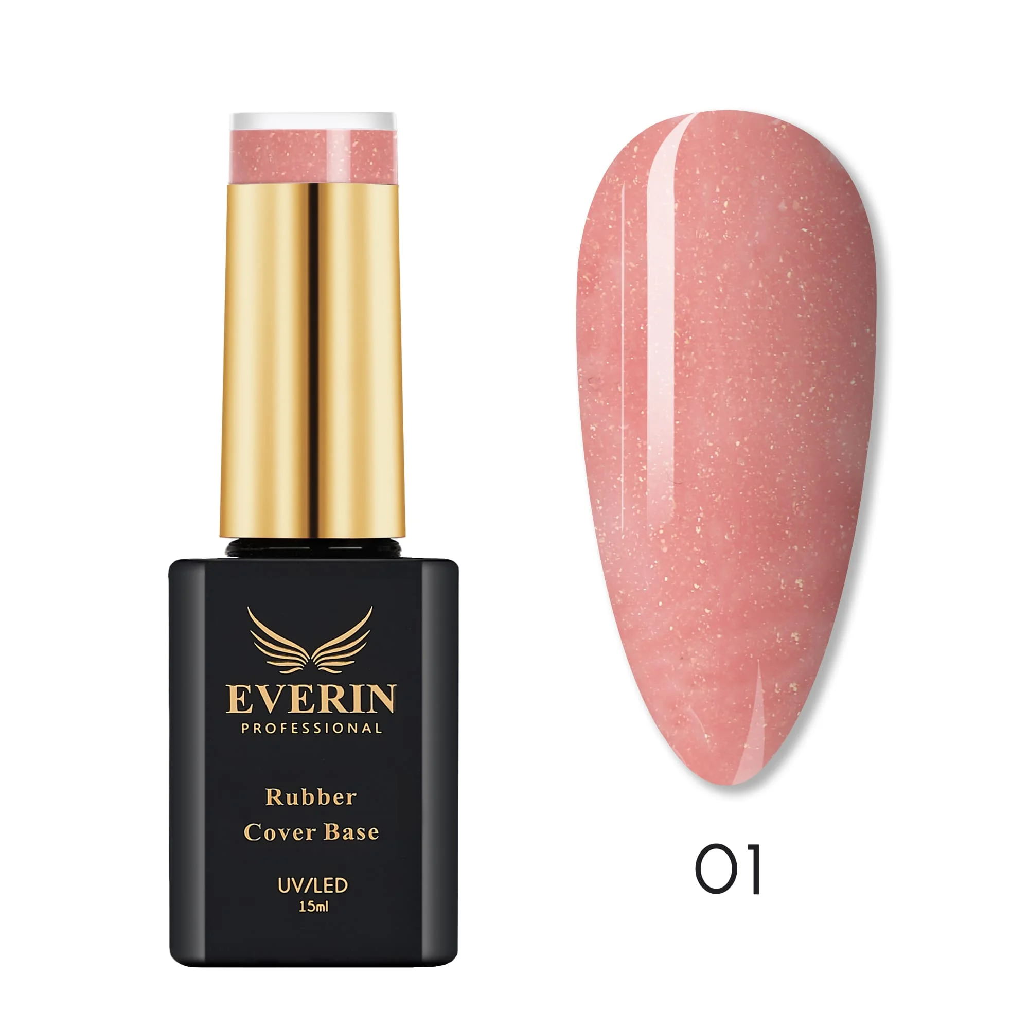 Shimmer Rubber Base Everin 15ml- 21 - SRB-21 - Everin.ro