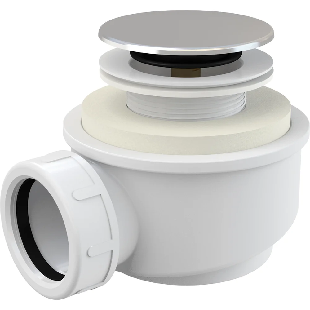 Sifon cadita click-clack crom O50 mm Alcadrain A476