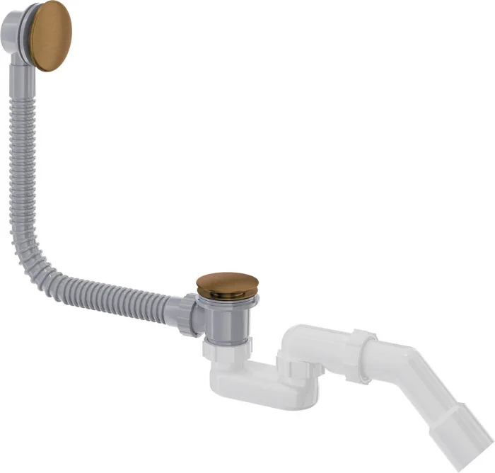 Sifon pentru cada, click-clack, bronz periat, Deante