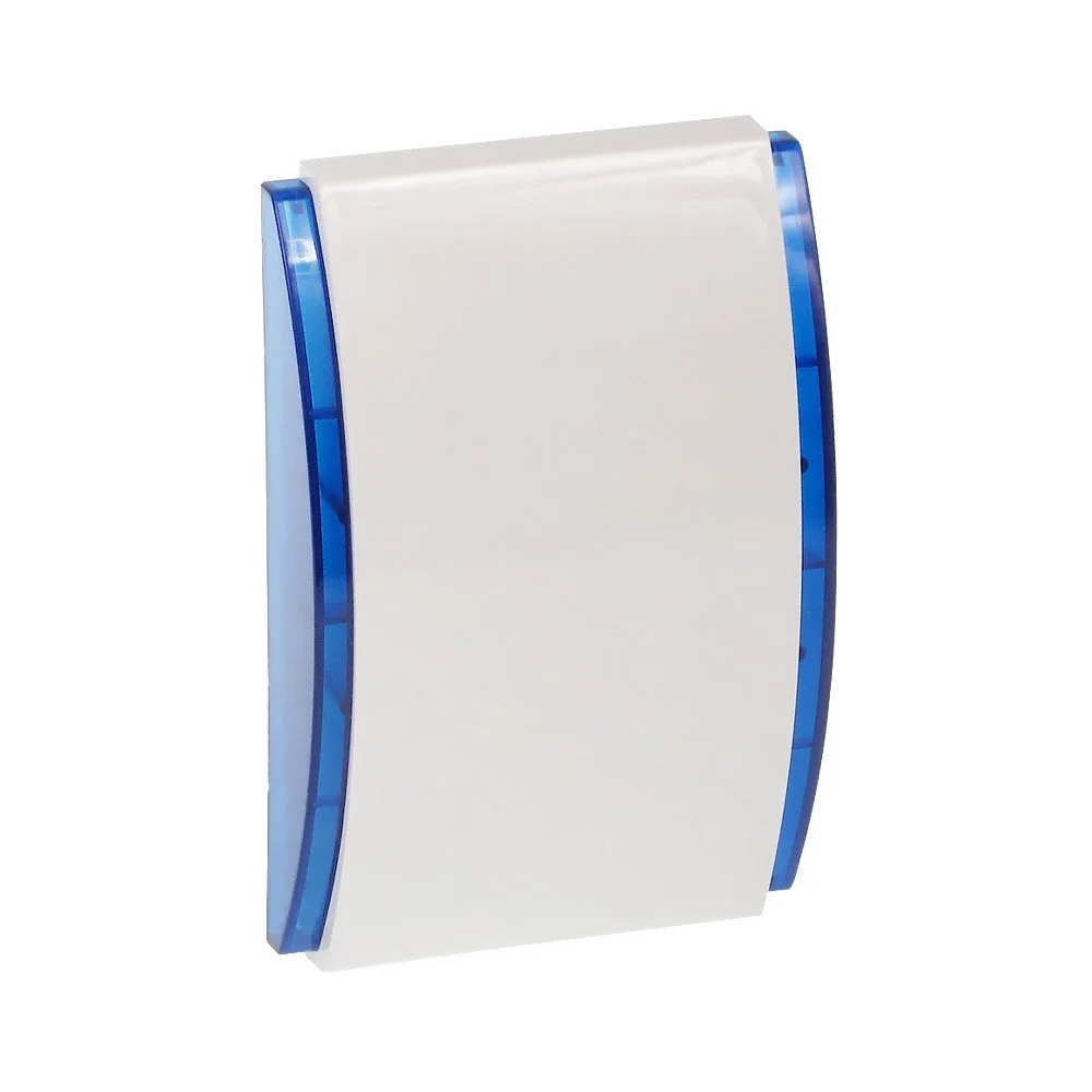 Sirena acustica de interior Satel SPW-250 BL, sirena piezo, 120 dB, baterie, tamper, albastra