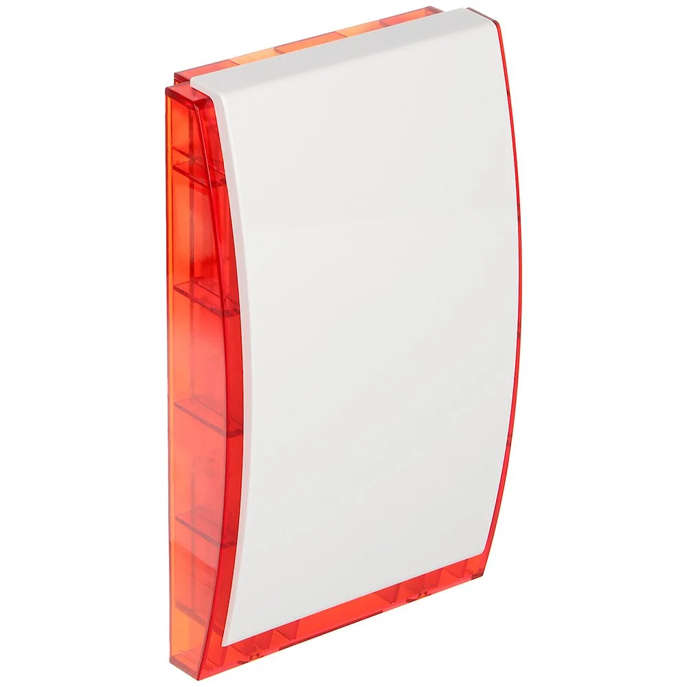 Sirena de exterior wireless cu flash Satel ASP-200 R, 105 dB, RF 2000 m, 868 MHz, tamper, rosie