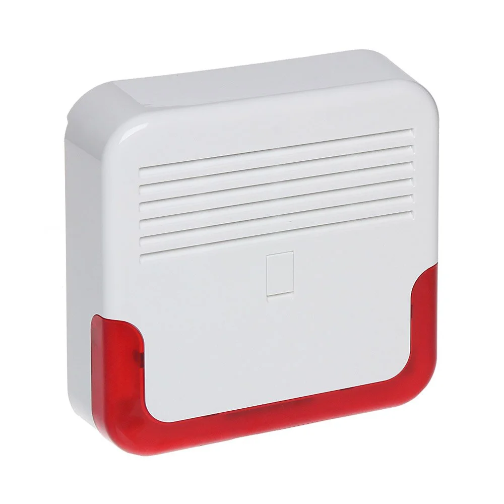 Sirena stroboscopica de exterior Satel SP-6500 R, sirena, 120 dB, LED, tamper, rosie