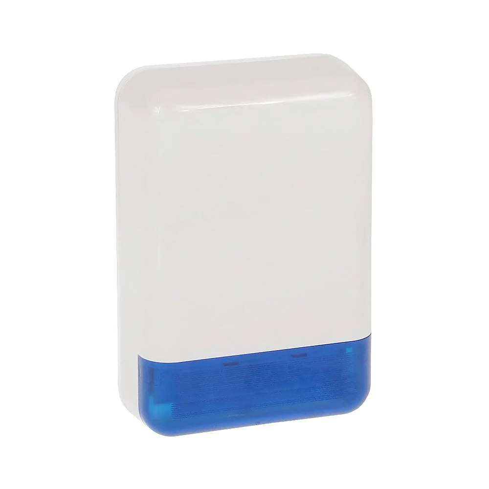 Sirena stroboscopica de exterior Satel SPLZ-1011 BL, sirena, 120 dB, LED, tamper, baterie 1.3 Ah, albastra