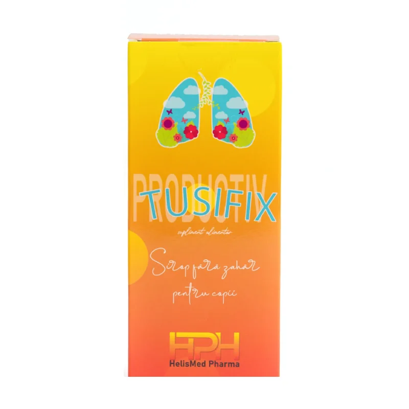 Sirop pentru tuse productiva Tusifix,100ml, Helismed
