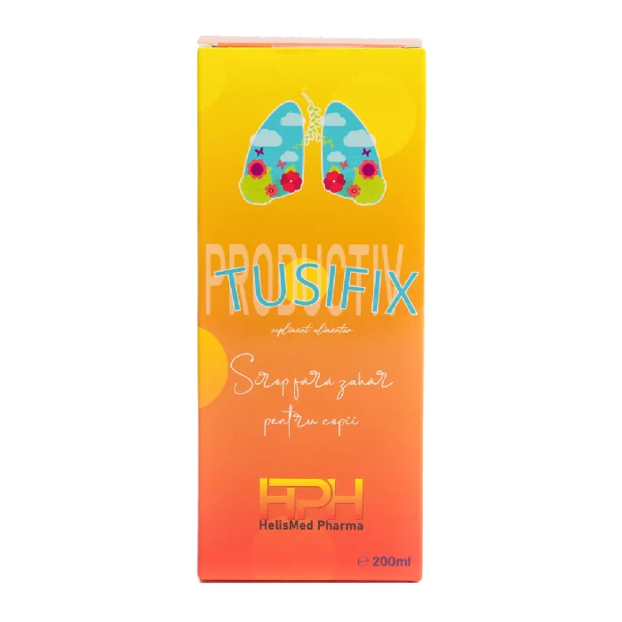 Sirop pentru tuse productiva Tusifix, 200ml, HelisMed