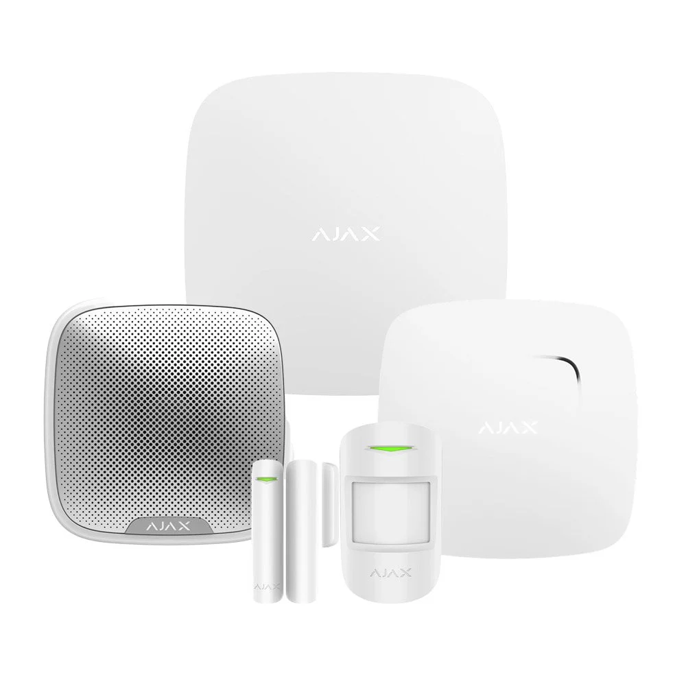 Sistem alarma IP/ GSM wireless AJAX KIT-AJAX-I-4Z-F, 2000 m, 113 dB, 868 MHz, Pet Imunity, 100 dispozitive, 10 utilizatori