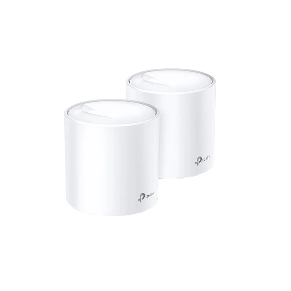 Sistem Mesh Gigabit Dual-Band TP-Link DECO X60(2-PACK), 2 porturi, 2.4/5.0 GHz, 2402 Mbps, 465 M, WiFi6