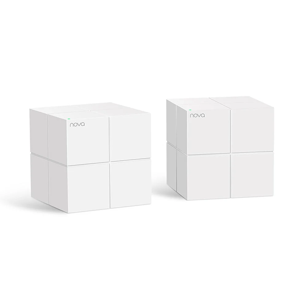 Sistem Mesh wireless Gigabit Dual Band Tenda Nova MW6 (2-PACK), 350 mp, MU-MIMO, 2.4/5.0 GHz, 1200 Mbps