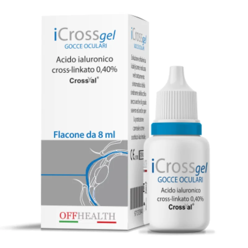 Solutie oftalmica lubrifianta iCrossgel, 8 ml, Offhealth S.P.A.