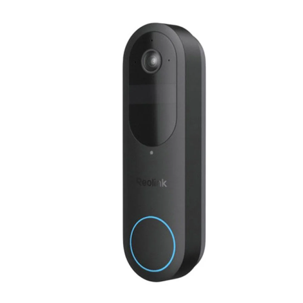 Sonerie wireless WiFi Dual Band Reolink Video Doorbell D340B, 4 MP, 1.2 mm, 2.4/5 GHz, 7000 mAh, PIR, microfon si difuzor, slot card, detectie miscare