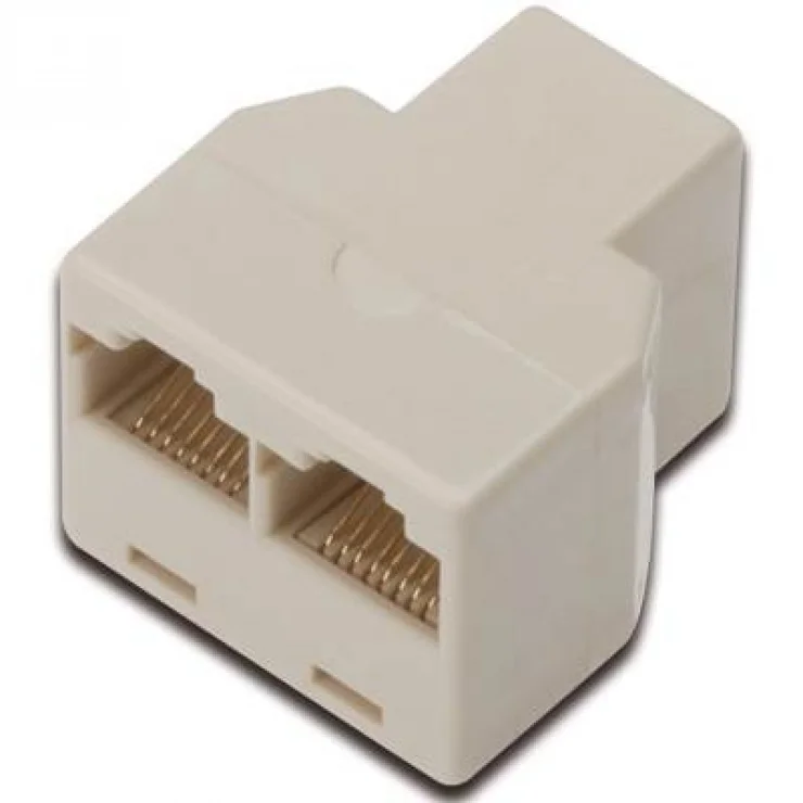 Spliter/multiplicator retea RJ45 8P8C la 2 x porturi RJ45 M-M