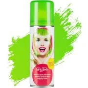 Spray colorant pentru par PartyTime Halloween, verde neon, temporar
