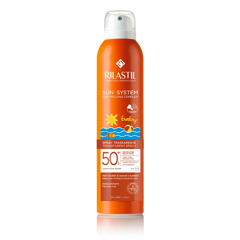 Spray corp pentru copii SPF 50+ Sun System, 200ml, Rilastil