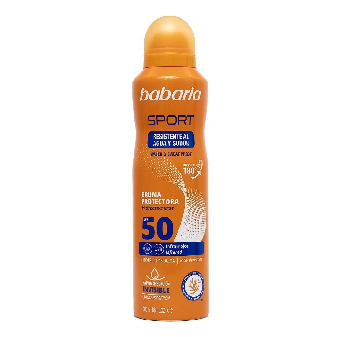 Spray cu protectie solara SPF50 Sport, 75 ml, Babaria