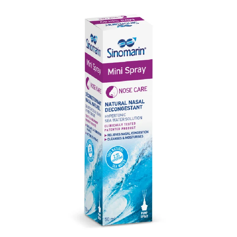 Spray decongestionant nazal Mini, 30 ml, Sinomarin