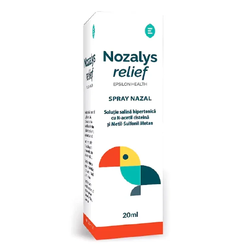 Spray nazal Nozalys relief, 20 ml, Epsilon Health