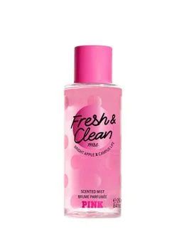 Spray pentru corp Victoria's Secret Pink Fresh & Clean Bright Apple X Campus Life, 250 ml, pentru femei