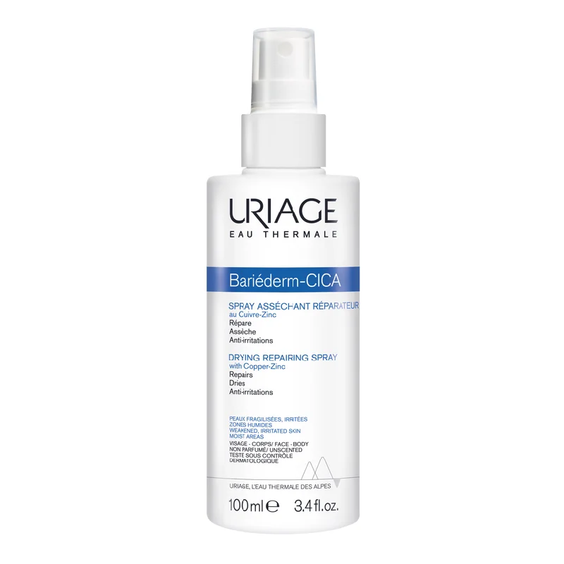 Spray reparator pentru pielea iritata Bariederm Cica, 100ml, Uriage