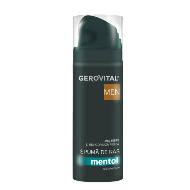 Spuma de ras mentol Men, 200 ml, Gerovital