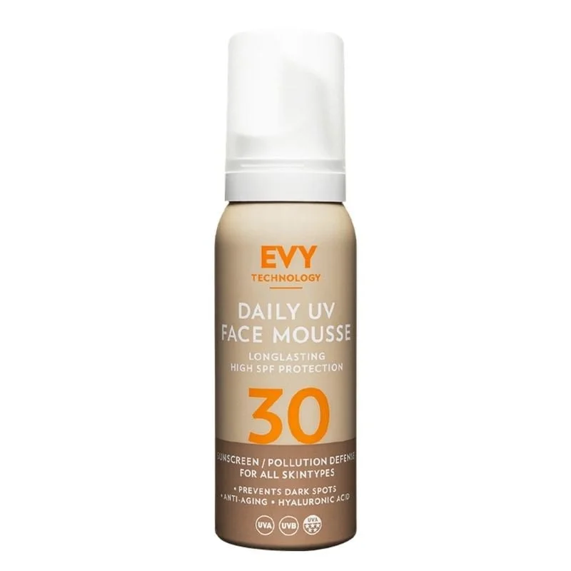 Spuma pentru fata Daily Uv Face Mousse, 75 ml, Evy Technology