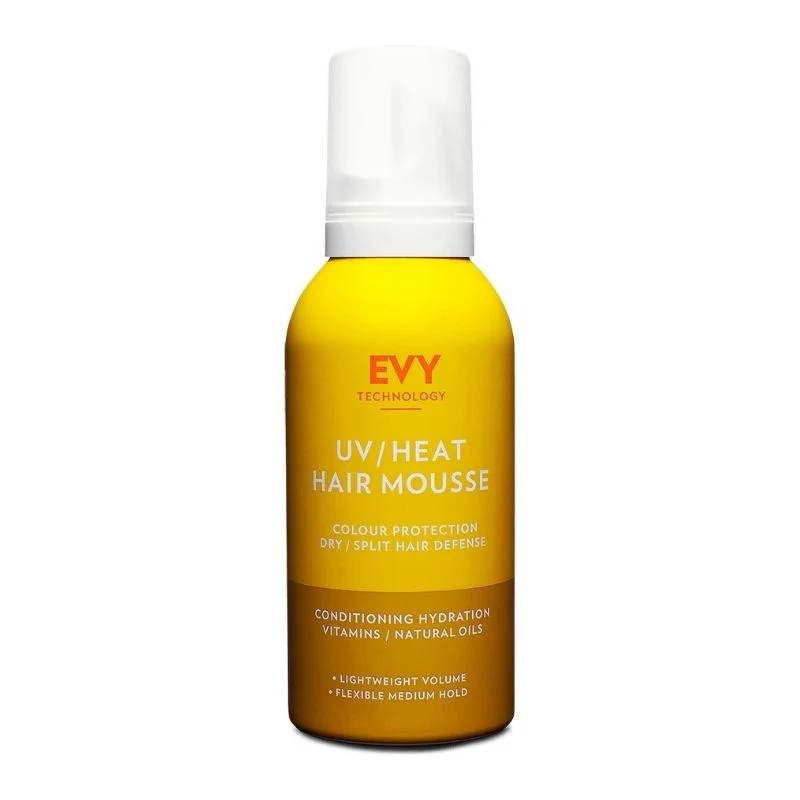 Spuma pentru par cu protectie UV Heat Hair Mousse, 150 ml, Evy Technology