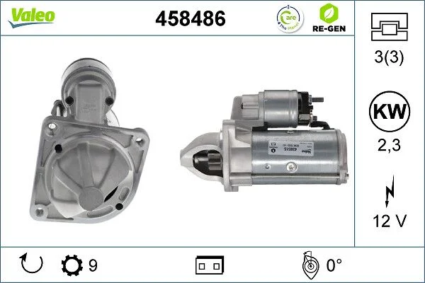 starter VALEO 458486