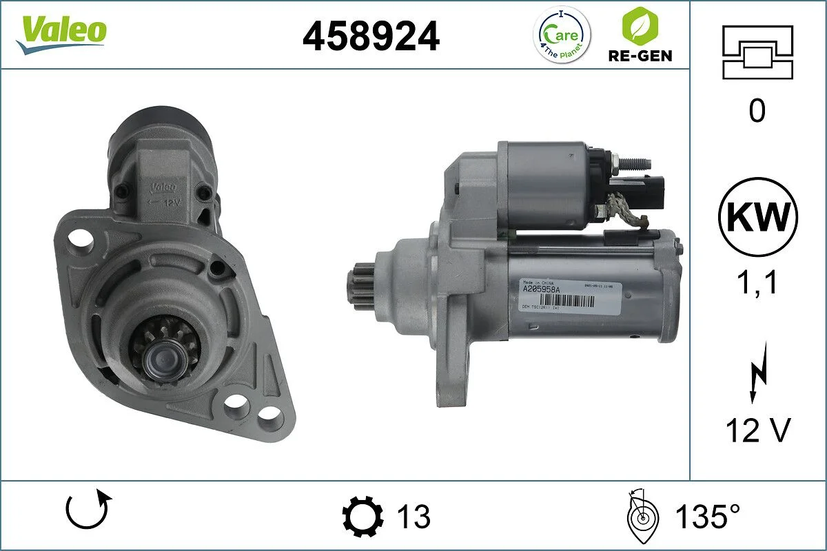 starter VALEO 458924