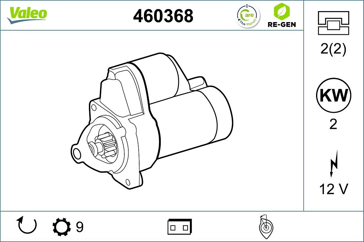 starter VALEO 460368