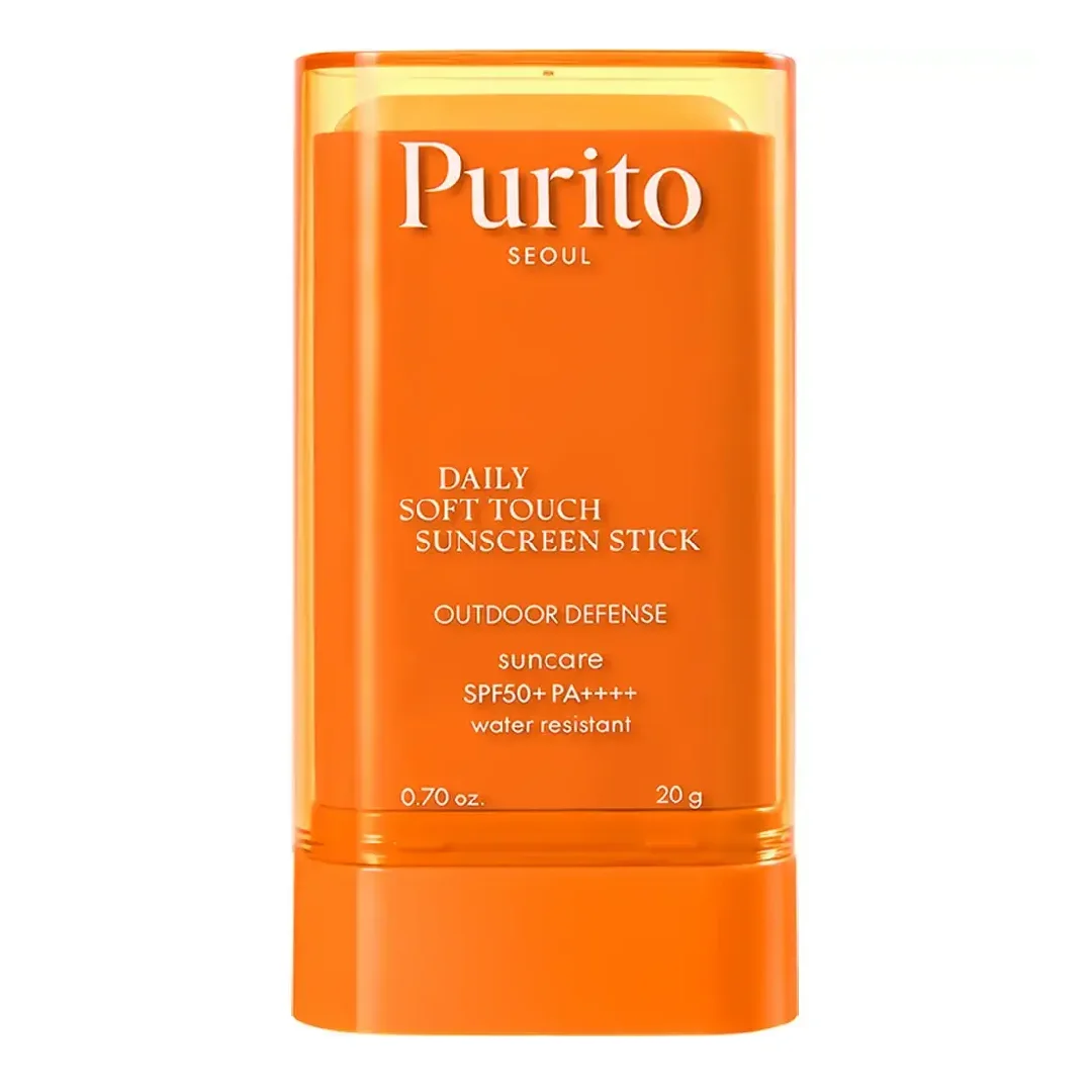 Stick pentru fata, SPF50+, Daily Soft Touch Sunscreen, 20 g, Purito
