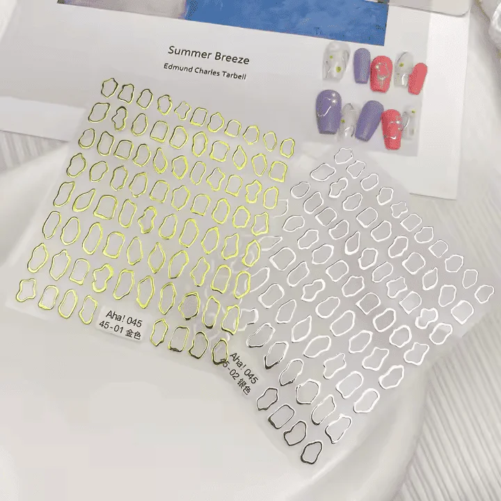 Sticker decor unghii 45-01 Silver - Everin