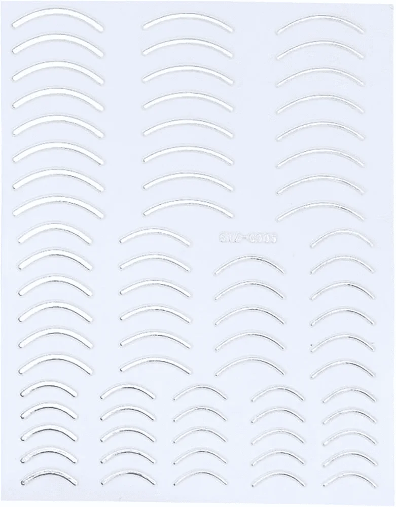 Sticker decor unghii G005 Silver - Everin