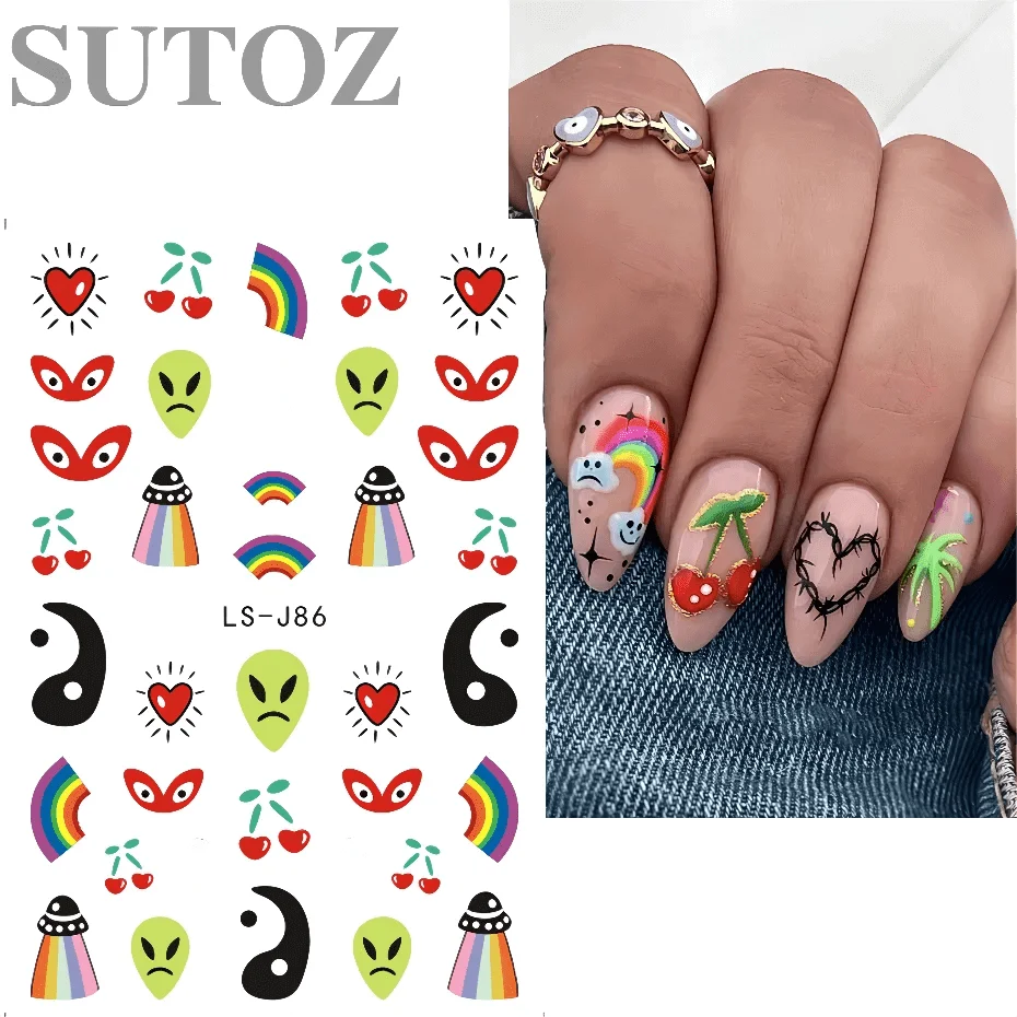 Sticker Decor Unghii Halloween LS-J86 - LS-J84 - EVERIN