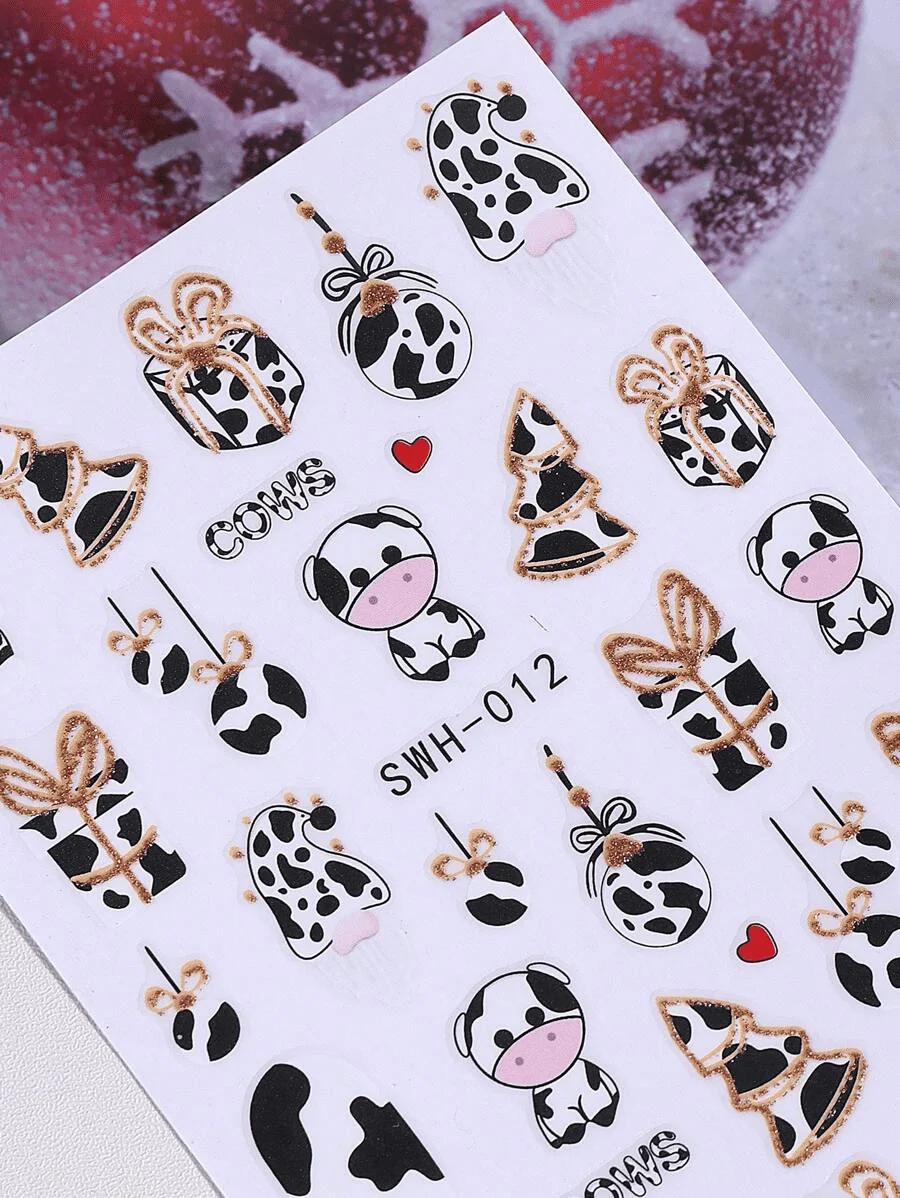 Sticker decor unghii model iarna/Craciun SWH-012 - Everin