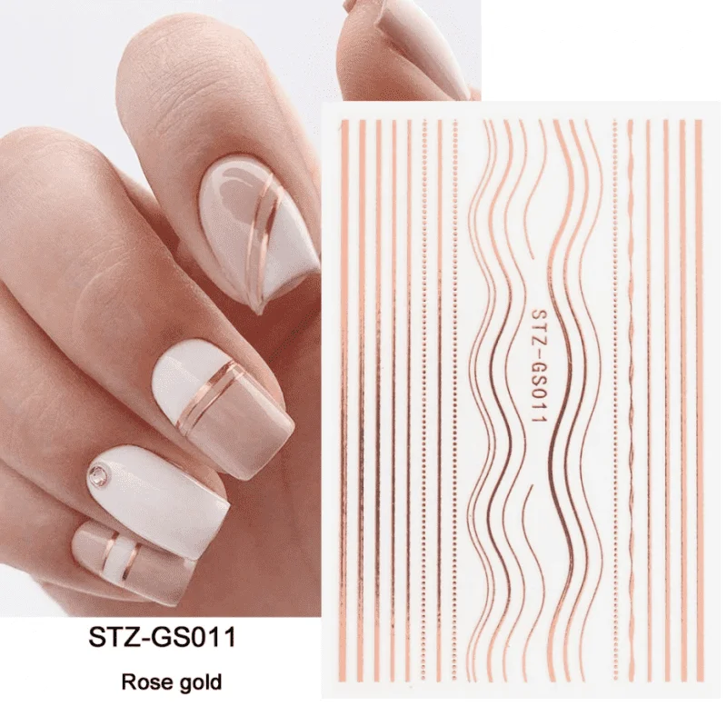 Sticker decor unghii STZ-GS011 - STZ-GS011 - Everin.ro