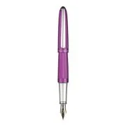 Stilou DIPLOMAT Aero, cu penita M, aurita 14kt. - violet