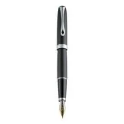 Stilou DIPLOMAT Excellence A2, cu penita M, aurita 14kt. - Lapis Black Matt Chrome
