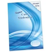 Super caiet dictando A4, 60 file, albastru, Casa Tipografica