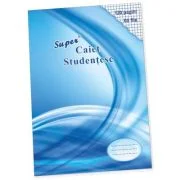 Super caiet matematica A4, 60 file, albastru, Casa Tipografica