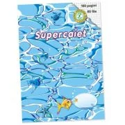 Super caiet matematica A4, 80 file, Casa Tipografica - Coperta grafica "Ocean"