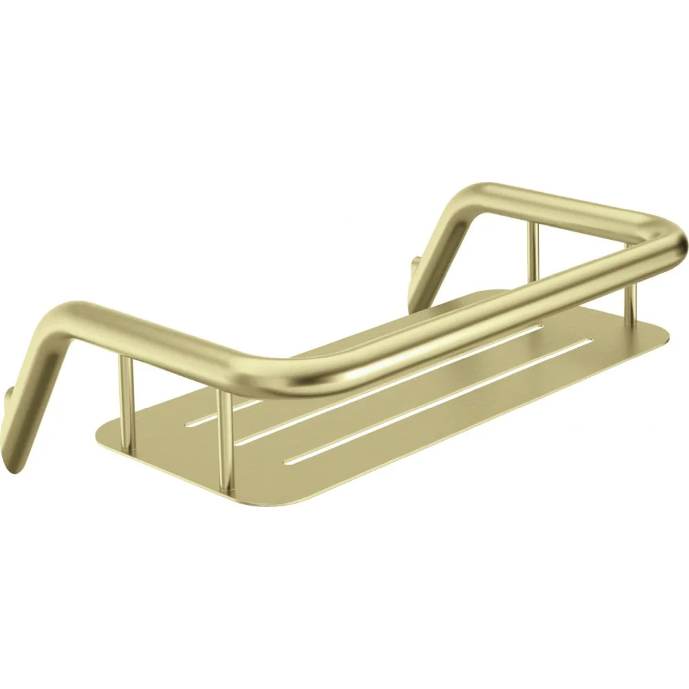 Suport gel de dus baie culoare auriu periat Deante Silia