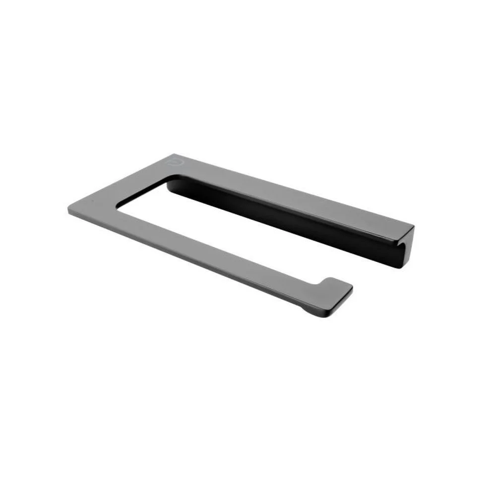 Suport hartie igienica FDesign Piazza, negru mat