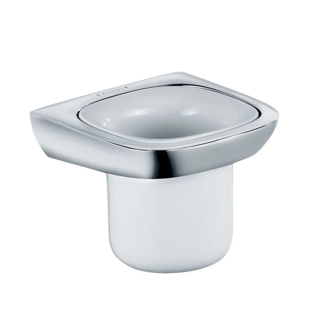 Suport pahar periute de dinti culoare crom Kludi, Amba