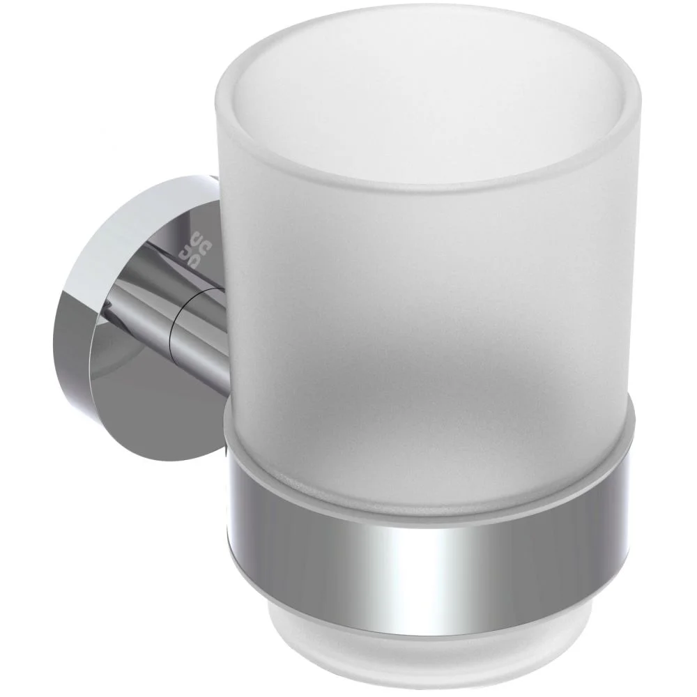 Suport pahar periute de dinti Deante Jasmin, crom lucios