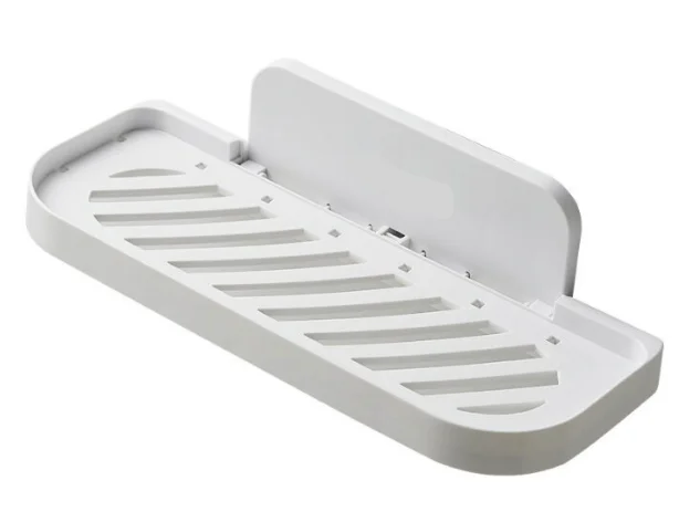 Suport pliabil pentru baie autoadeziv 36 x 15.3 cm alb