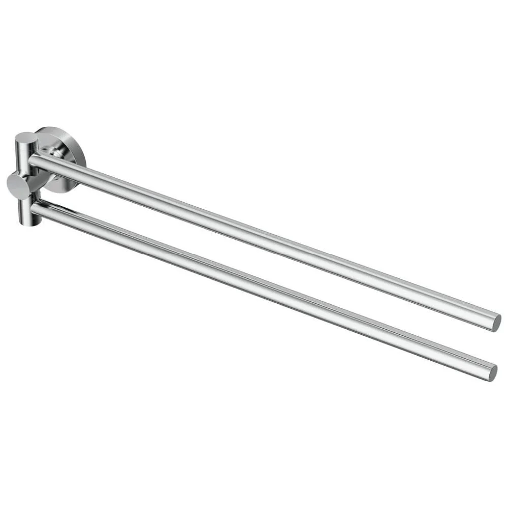 Suport prosop baie dublu Ideal Standard IOM 37 cm crom lucios