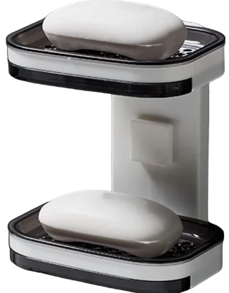 Suport sapun cu sertar fixare prin lipire