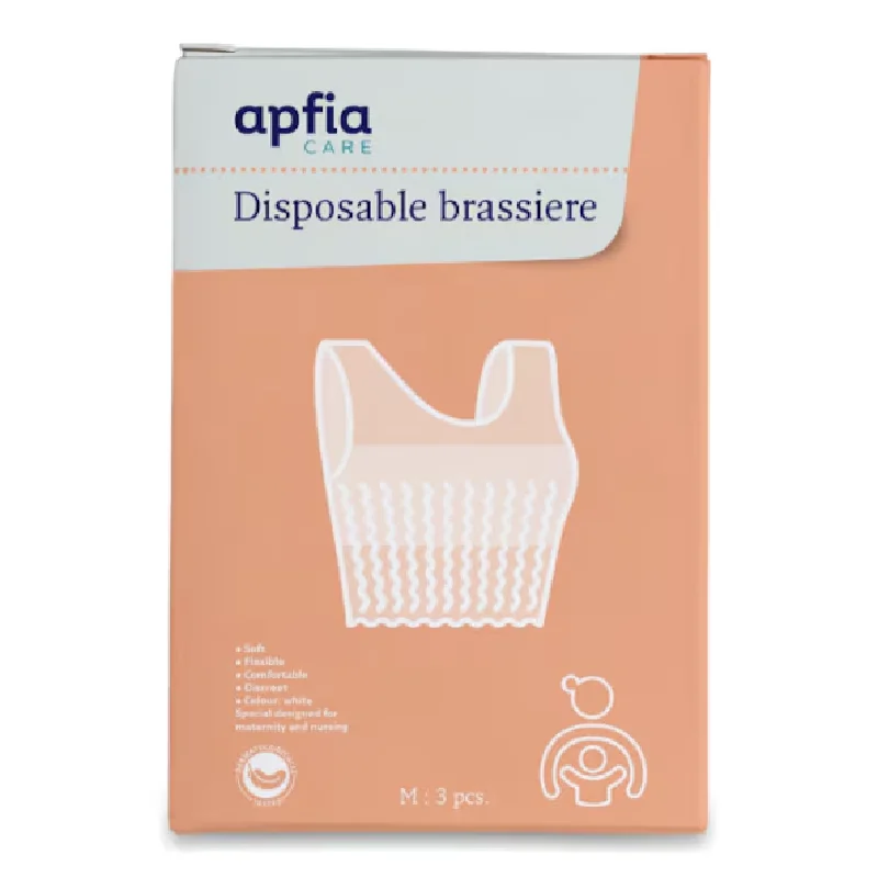 Sutien de unica folosinta, tip bustiera, marimea M, 3 bucati, Apfia Care