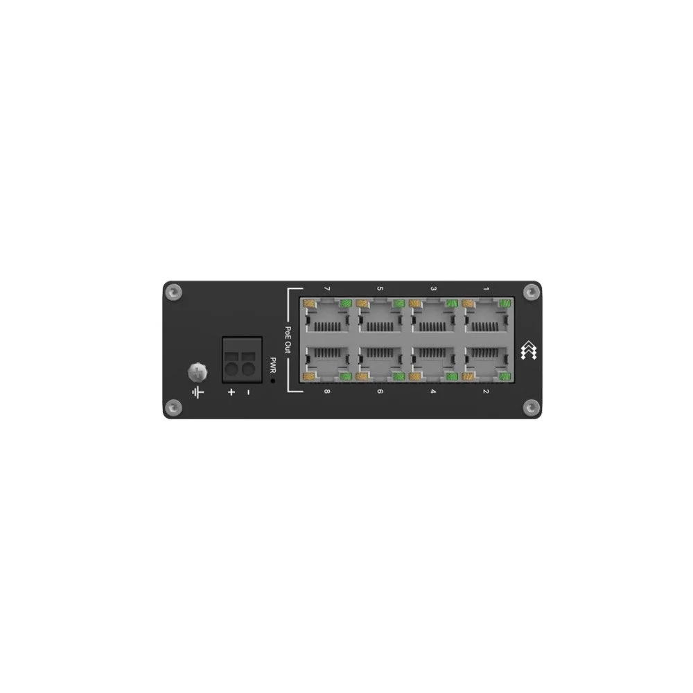 Switch cu 8 porturi Teltonika TSW040, 20 Gbps, 2000 MAC, PoE, fara management
